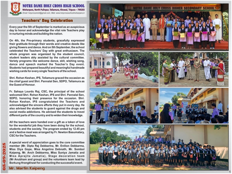 Teachers' Day Celebration 2025